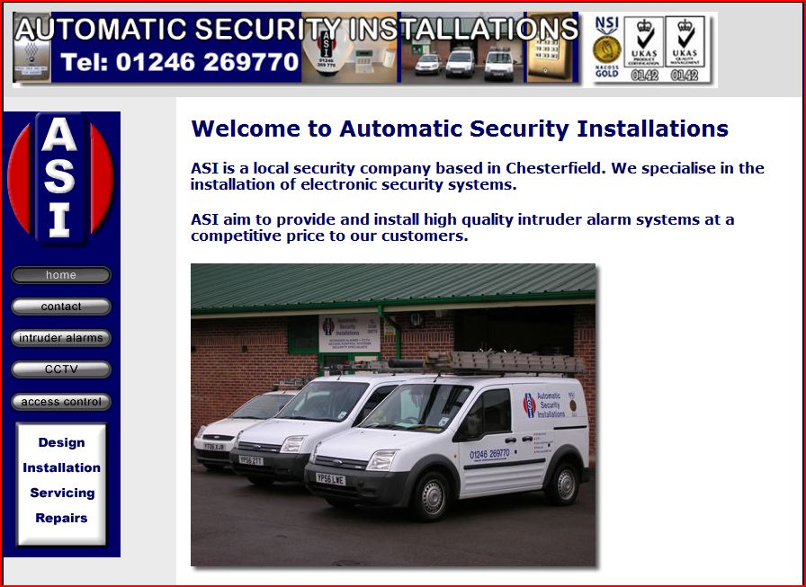 domestic alarms and security website